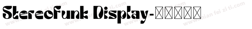 Stereofunk Display字体转换